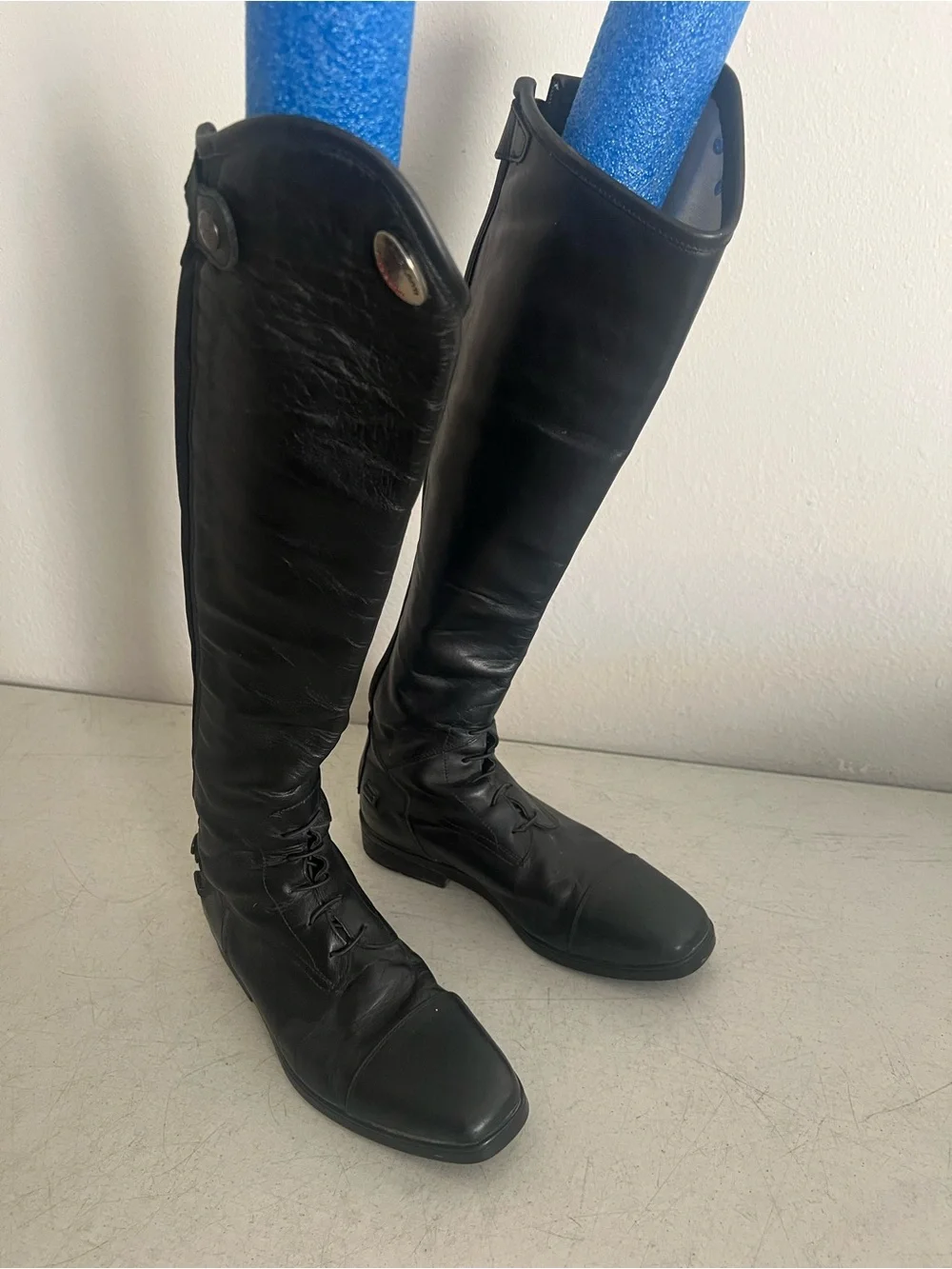 Classic Black Over-the-Knee Riding Boots